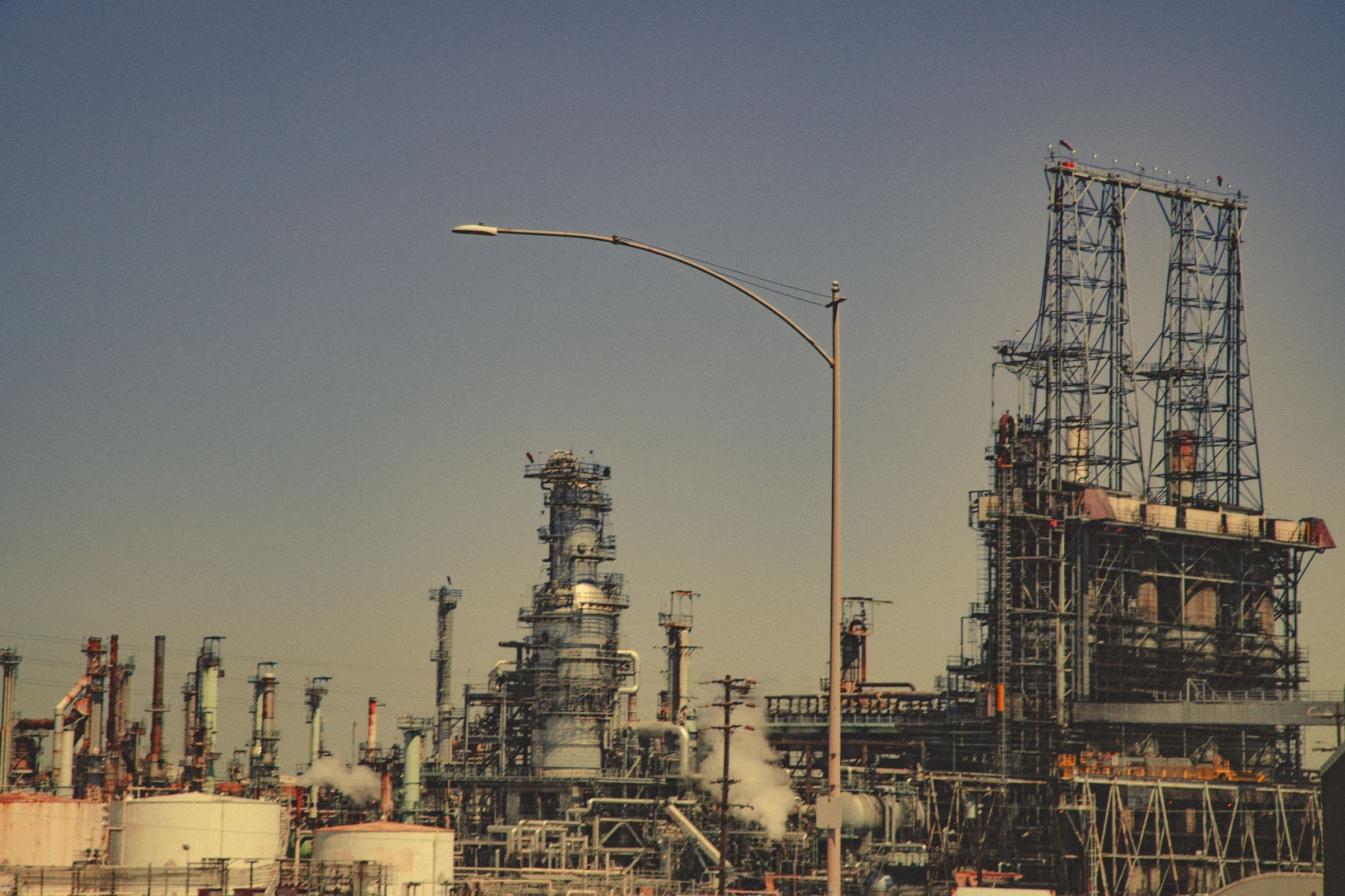 Industrial refinery towers and processing equipment