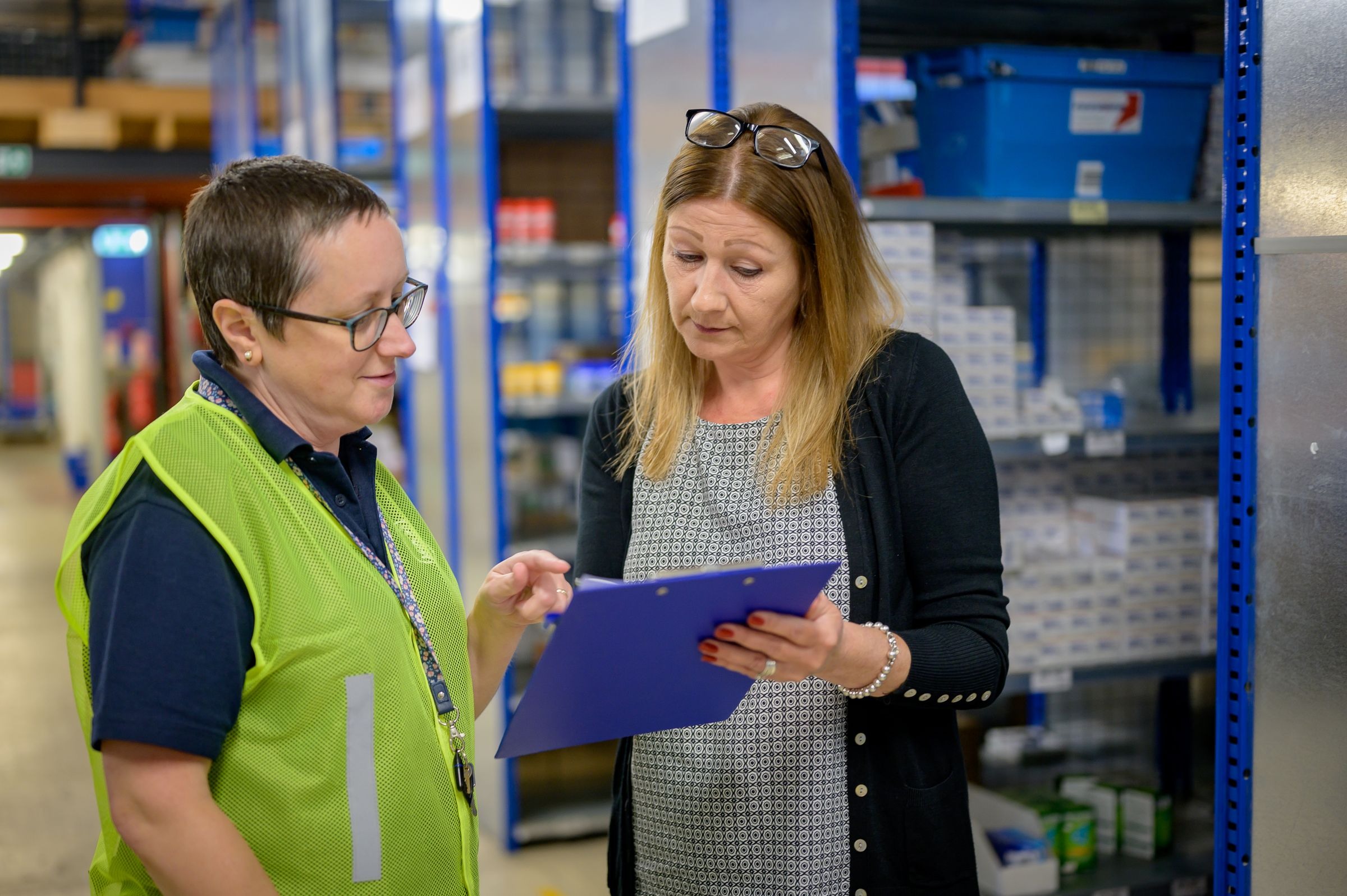 Warehouse inventory inspection